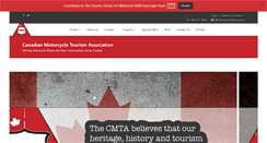Desktop Screenshot of motorcycletourism.ca