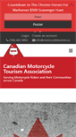 Mobile Screenshot of motorcycletourism.ca